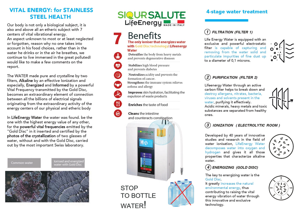 Purifier&Ionizer of water LifeEnergy WATER-3